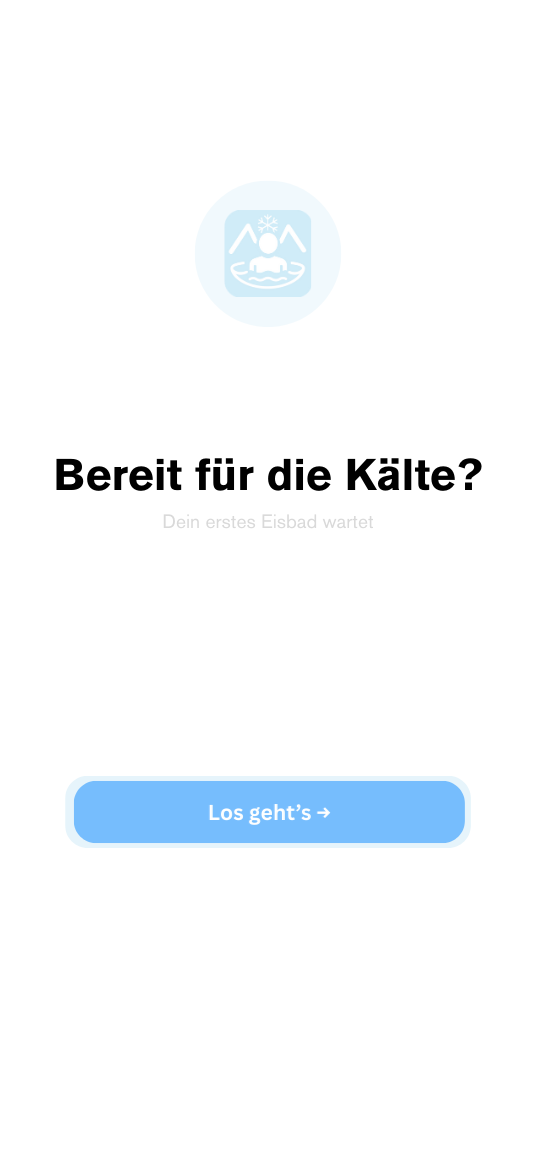 Eisbaden App - Bereit für die Kälte?